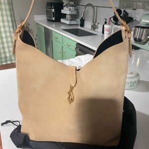 Rebecca Minkoff Tan Suede Hobo Bag